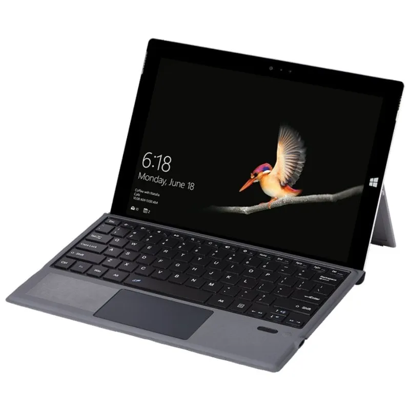 Custodia per Tablet Royal Bailey 1089A-C Bluetooth Tastiera QWERTY Grigia - immagine 1