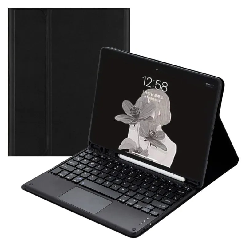 Custodia Royal Bailey TS12C Bluetooth Tastiera iPad 10.2 Air Pro Nero - immagine 1