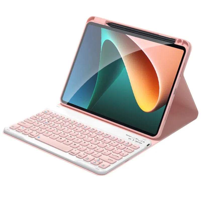 Custodia tablet Royal Bailey HF-M511 Bluetooth Xiaomi Pad 5/5 Pro 11 Rosa - immagine 1