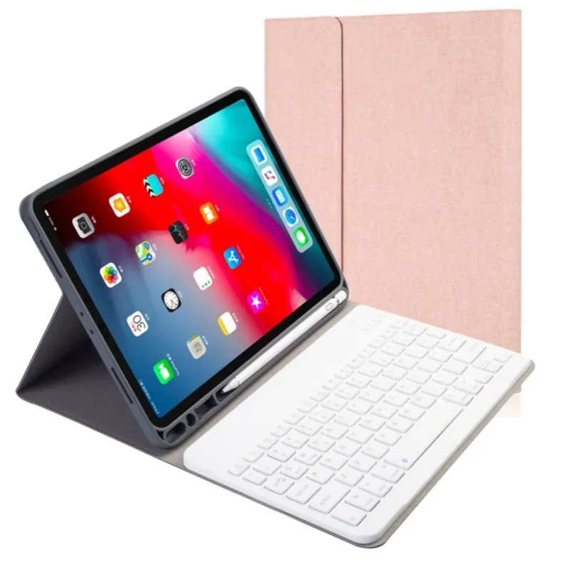 Custodia tablet Royal Bailey RK11 tastiera Bluetooth iPad Air/Pro 11 Rosa - immagine 1