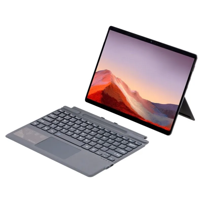 Custodia per tablet Royal Bailey 2089A Bluetooth Tastiera Surface Pro 11/10/9/8/X Grigio - immagine 1
