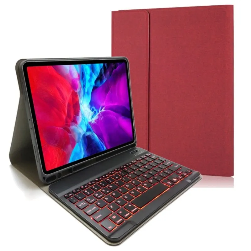Custodia tablet Royal Bailey RK11D tastiera Bluetooth iPad Air/Pro rosso - immagine 1