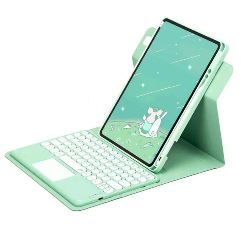 Custodia per tablet Royal Bailey PD-E11-1 tastiera Bluetooth verde iPad Air/Pro - immagine 1