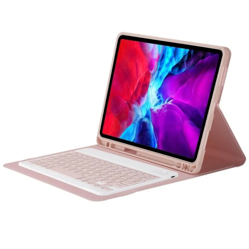 Custodia tablet Royal Bailey PS12 tastiera Bluetooth iPad 10.2 Air Pro rosa - immagine 1