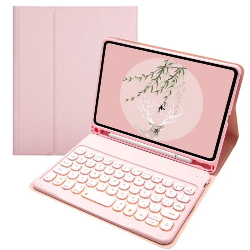 Custodia per tablet Royal Bailey TS405 Bluetooth Tastiera iPad mini 1/2/3/4/5 Rosa - immagine 1