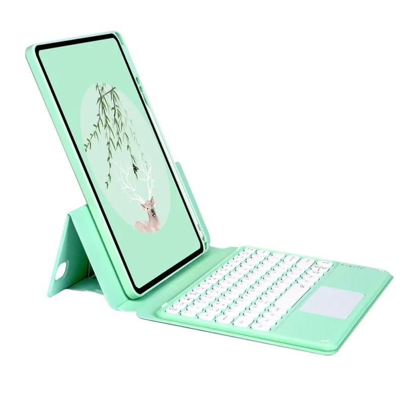 Custodia per tablet Royal Bailey SY12C Bluetooth Tastiera iPad 10.2/Air 10.5/Pro 10.5 Verde - immagine 1