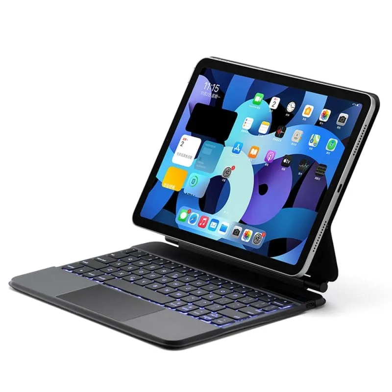 Custodia Royal Bailey P109pro Bluetooth Tastiera iPad Air Pro 11 Nero - immagine 1