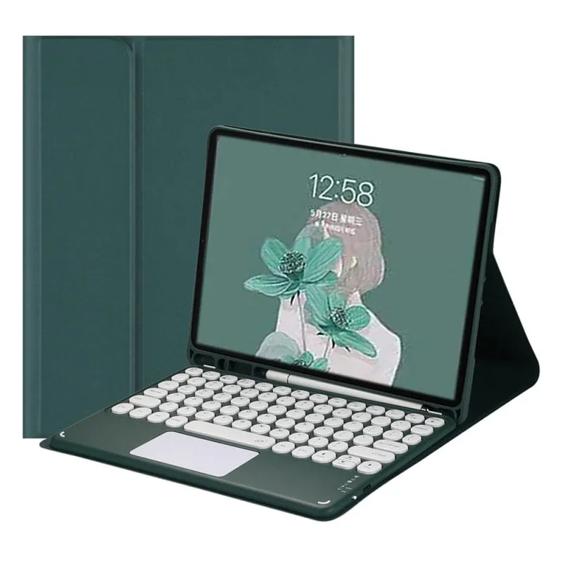 Custodia per Tablet Royal Bailey TY97C Bluetooth Tastiera iPad 9.7 Verde - immagine 1