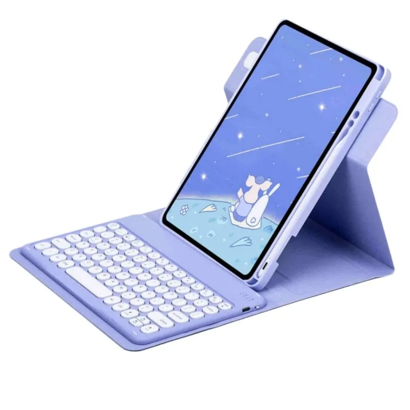 Custodia per Tablet Royal Bailey PD-D006 Bluetooth Tastiera iPad 9.7 Viola - immagine 1