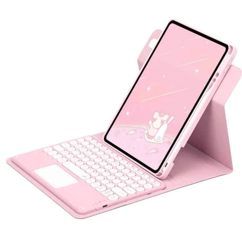 Custodia Royal Bailey PD-E006 Bluetooth Tastiera iPad 9.7 Rosa - immagine 1