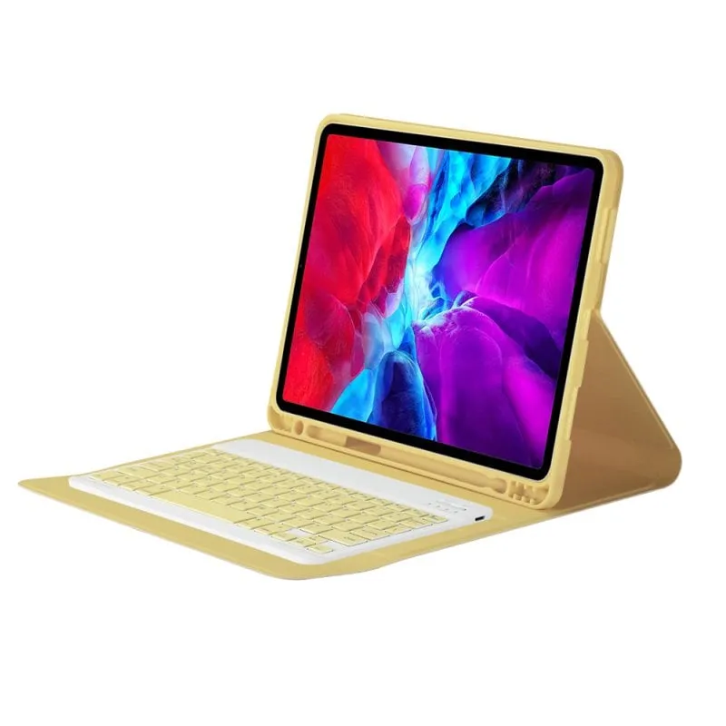 Custodia Royal Bailey PS45C Bluetooth Tastiera iPad mini 1/2/3/4/5 Giallo - immagine 1