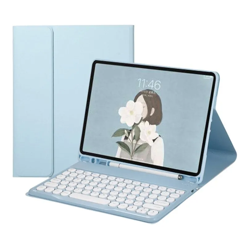 Custodia per tablet Royal Bailey TS45 Bluetooth Tastiera iPad mini 1 2 3 4 5 Blu - immagine 1