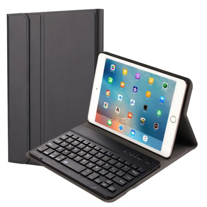 Custodia per Tablet Royal Bailey FT1029 Bluetooth Tastiera iPad mini 1 2 3 4 5 Nero - immagine 1