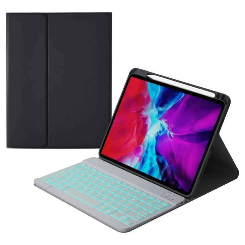 Custodia Royal Bailey HK-109D Bluetooth Tastiera iPad Air Pro 11 Nero - immagine 1