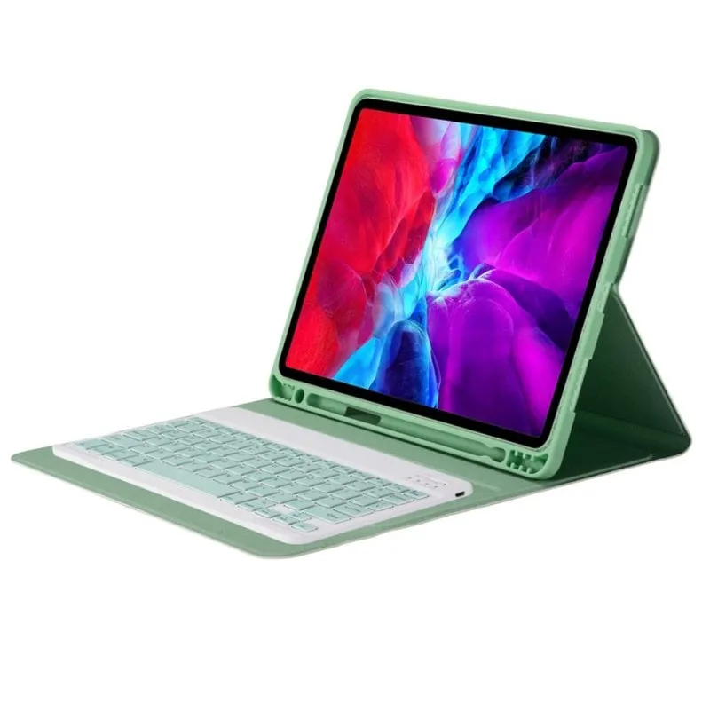 Custodia per Tablet Royal Bailey PS12 Bluetooth Tastiera iPad 10.2 Air Pro Verde - immagine 1