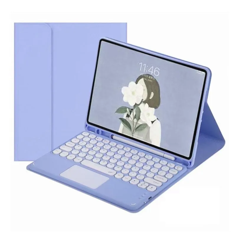 Custodia Royal Bailey TY12C Bluetooth Tastiera iPad 10.2 Air Pro Viola - immagine 1