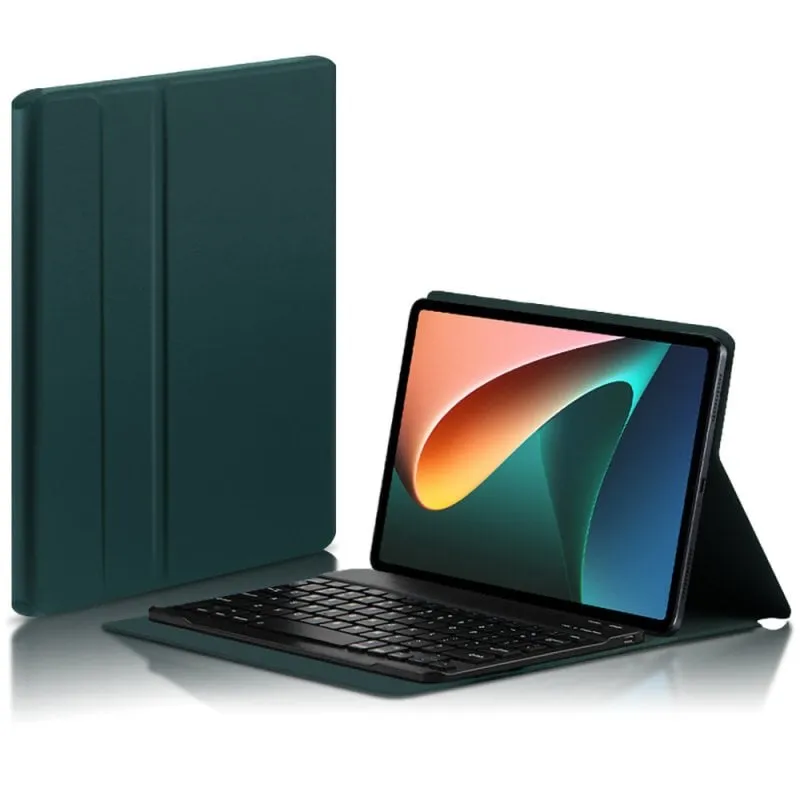 Custodia Royal Bailey CX-M511 Bluetooth Tastiera per Xiaomi Pad 5/5 Pro 11 Verde - immagine 1