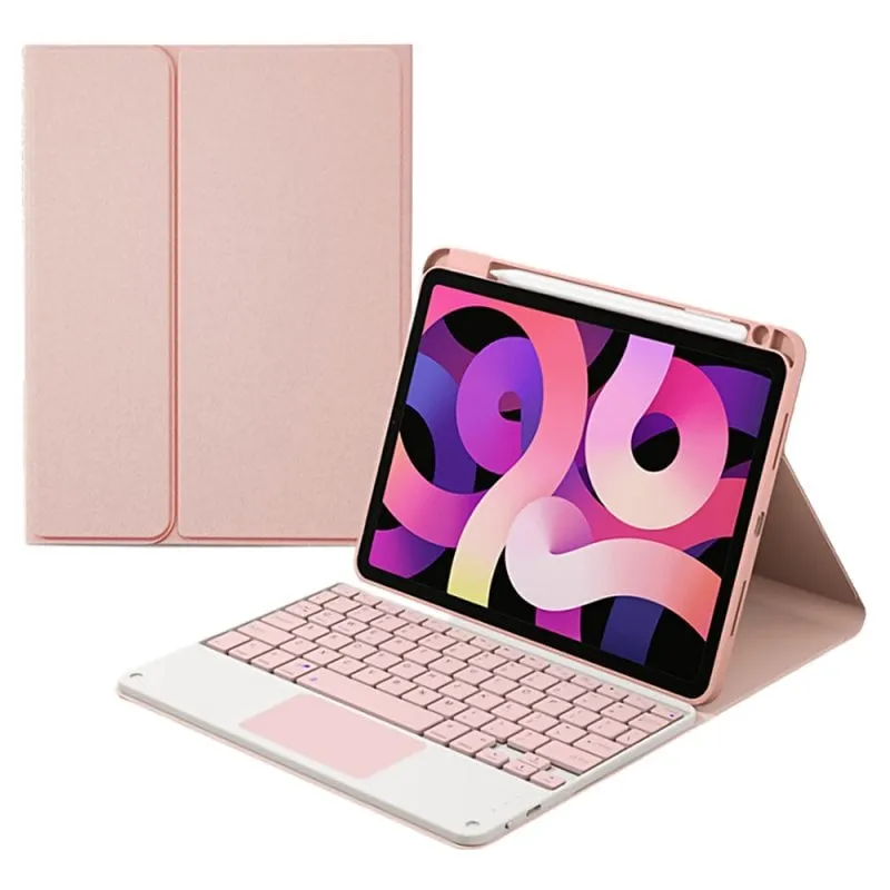 Custodia Royal Bailey HK11C per iPad Air Pro 11 Tastiera Bluetooth Rosa - immagine 1
