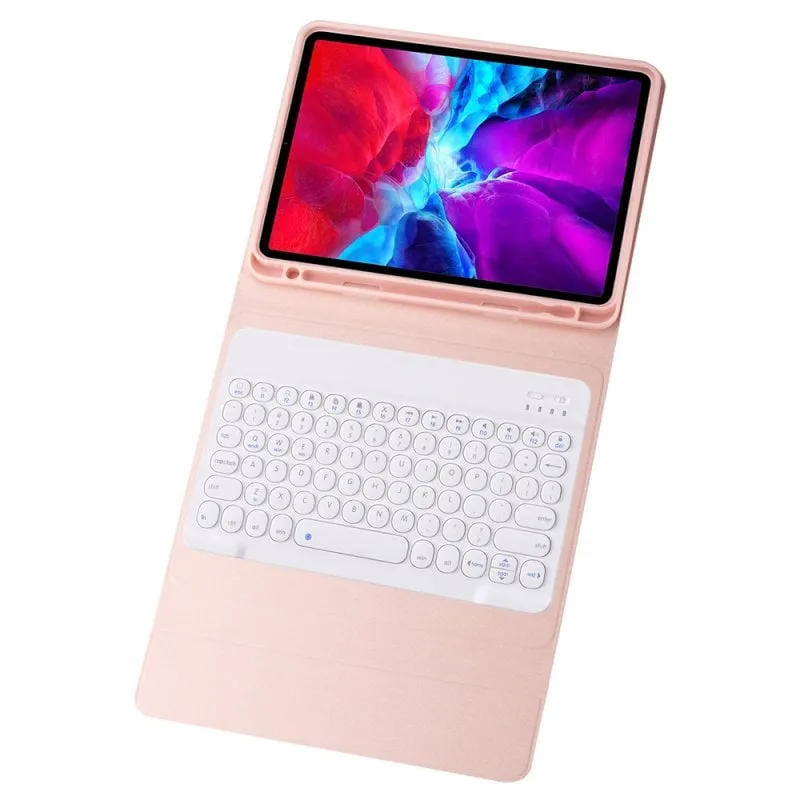 Custodia per Tablet Royal Bailey YM131 Bluetooth Tastiera iPad Air 13 iPad Pro 12.9 Rosa - immagine 1