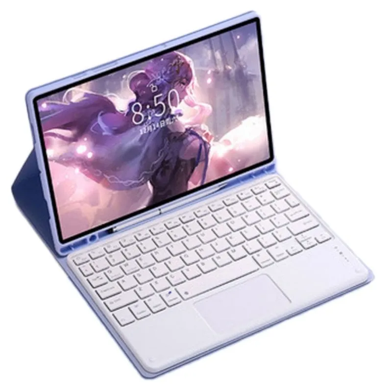Custodia per Tablet Royal Bailey PS97T Bluetooth Tastiera iPad 9.7 Viola - immagine 1
