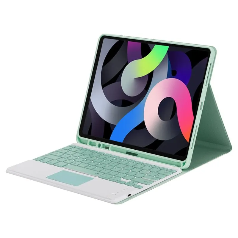 Custodia per tablet Royal Bailey PS131C tastiera Bluetooth iPad Air 13 iPad Pro 12.9 verde - immagine 1