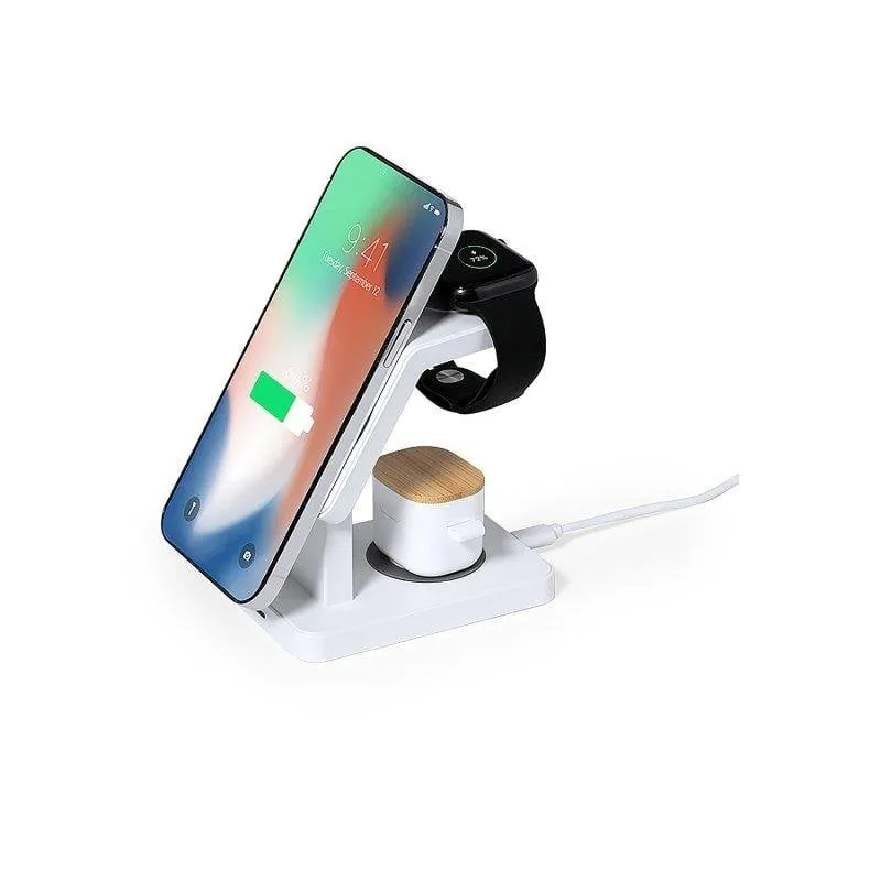 Caricatore Wireless Dam Electronics 3 in 1 Magnetico 15W Magsafe - immagine 1