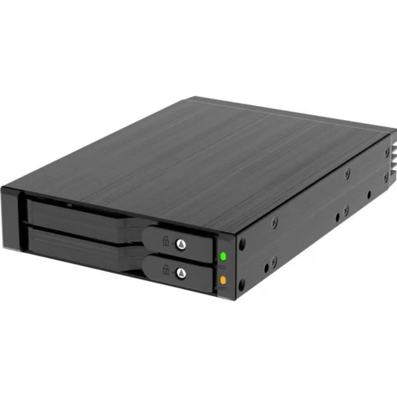 Custodia Joujye JJ-N-22SS Alluminio 2 Bay 2,5" SATA Hot-Swap - immagine 1