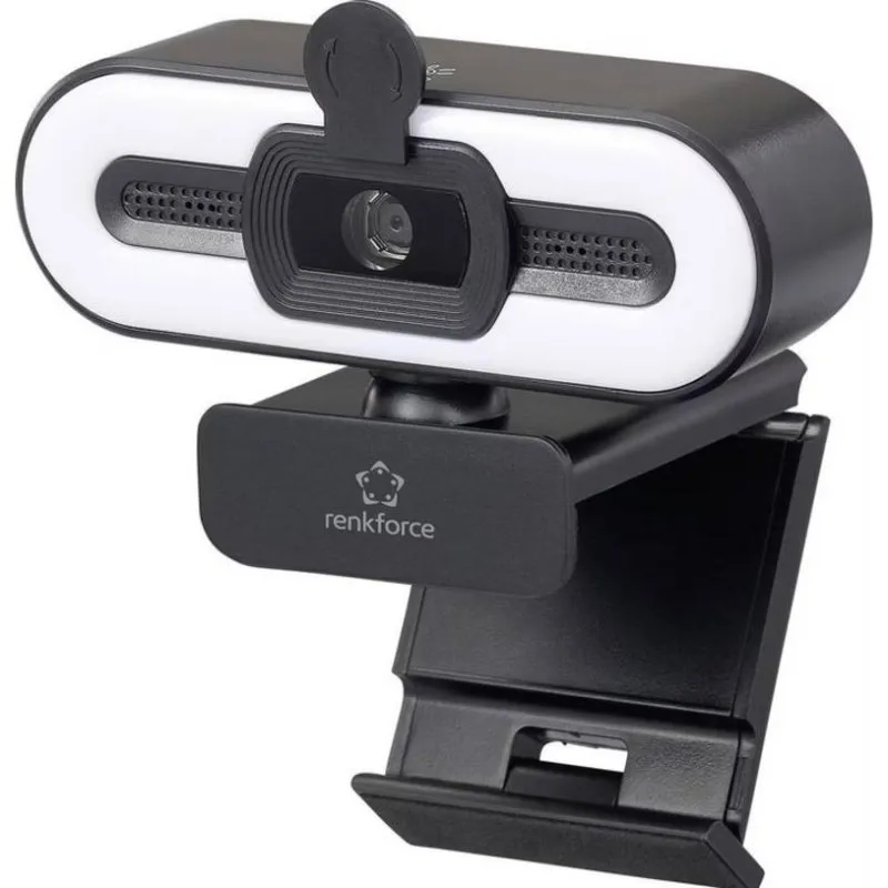 Webcam Renkforce RF-WC-200 2K Full HD USB Microfono LED - immagine 1
