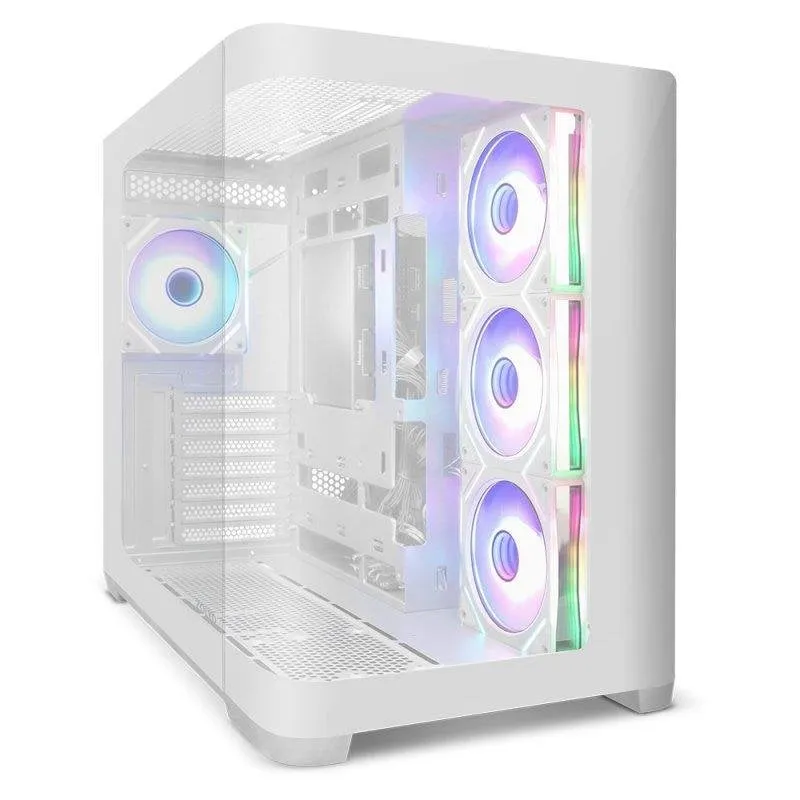 Case ATX ZOLYD Krytera White ARGB Glass - immagine 1