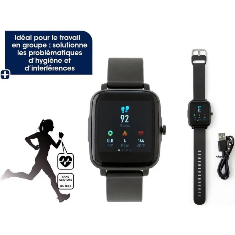 Bracciale attività Hasbro CAR006 Bluetooth Nero USB Smart-Time Po-App - immagine 1