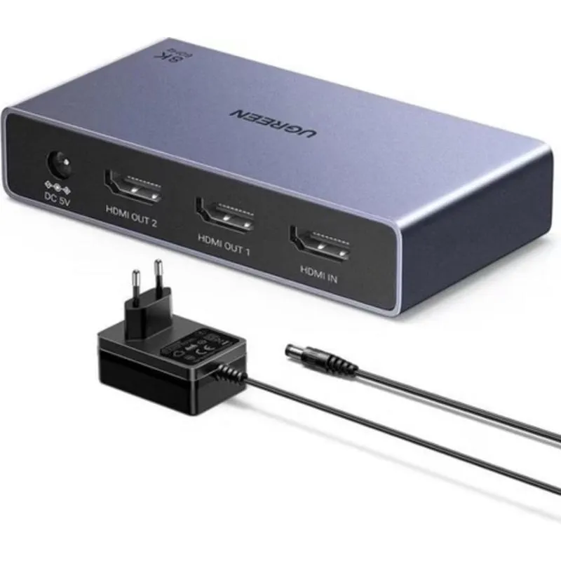 Splitter HDMI Ugreen 45765 4K 60 Hz Alluminio - immagine 1