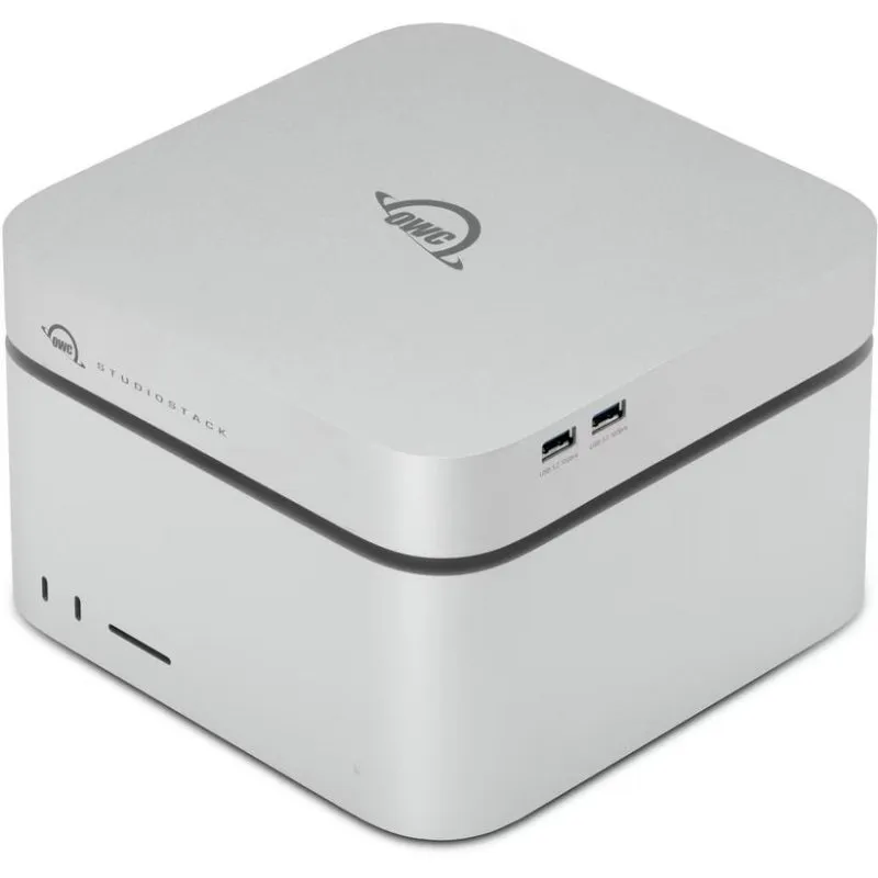 Caja PC OWC StudioStack Thunderbolt 5 2.5-3.5-M.2 Alluminio Argento con Ventilatore - immagine 1