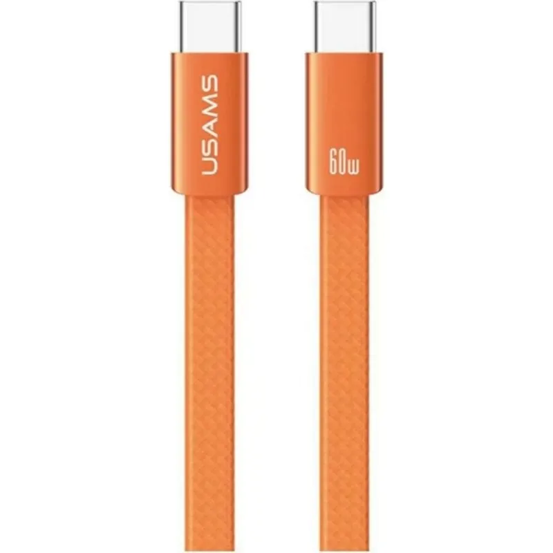 Cavo USB-C Usams U96 1,2 m 60W 480 Mbps Arancione - immagine 1