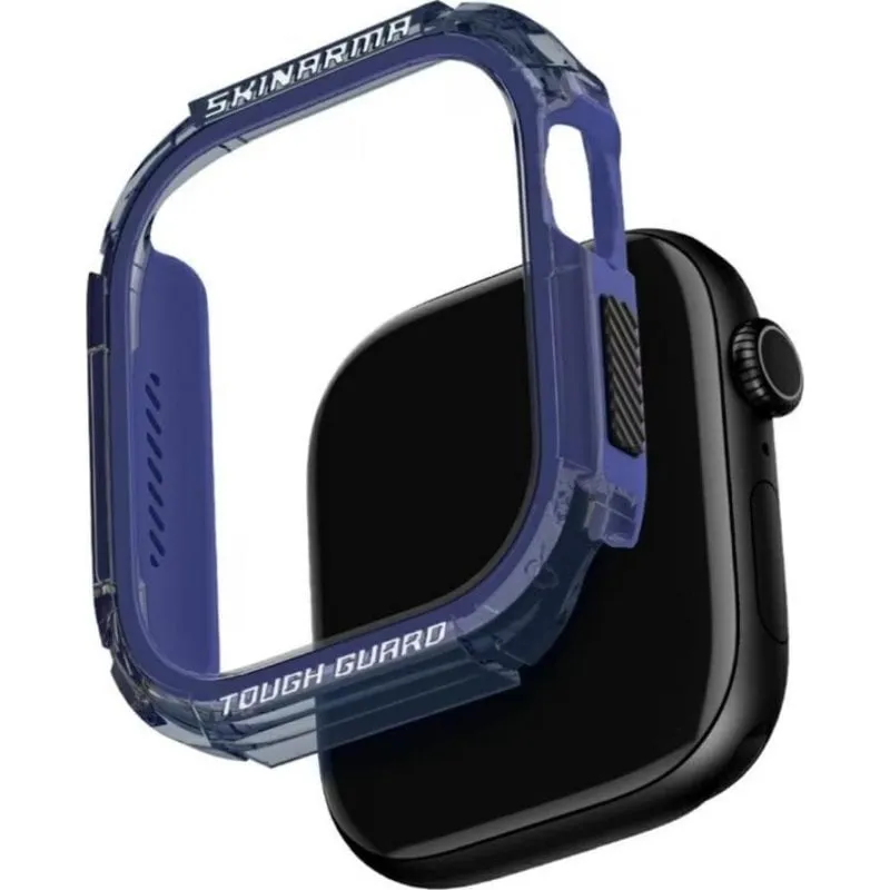 Custodia Skinarma Atom Case Apple Watch 46mm Blu Protezione 360° - immagine 1