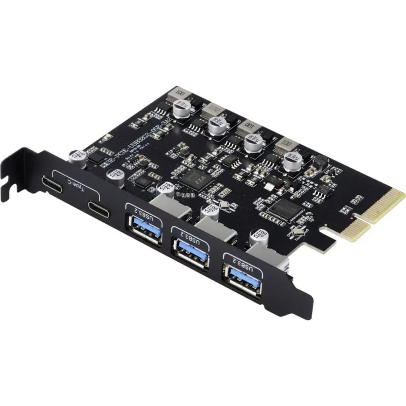 Scheda controller Renkforce RF-6613196 USB-C e USB-A 5 porte - immagine 1