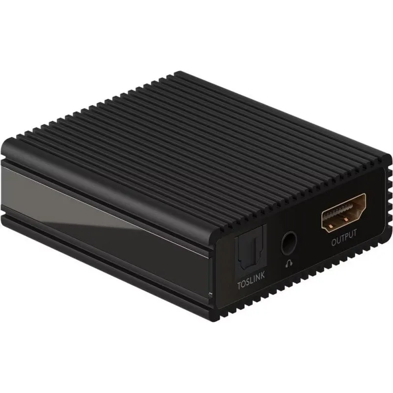 Split HDMI Goobay alluminio estrazione audio 4K 30 Hz - immagine 1