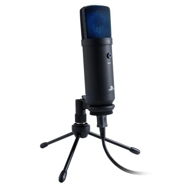 Microfono Nacon NA373011 USB nero con treppiede e funzione mute - immagine 1
