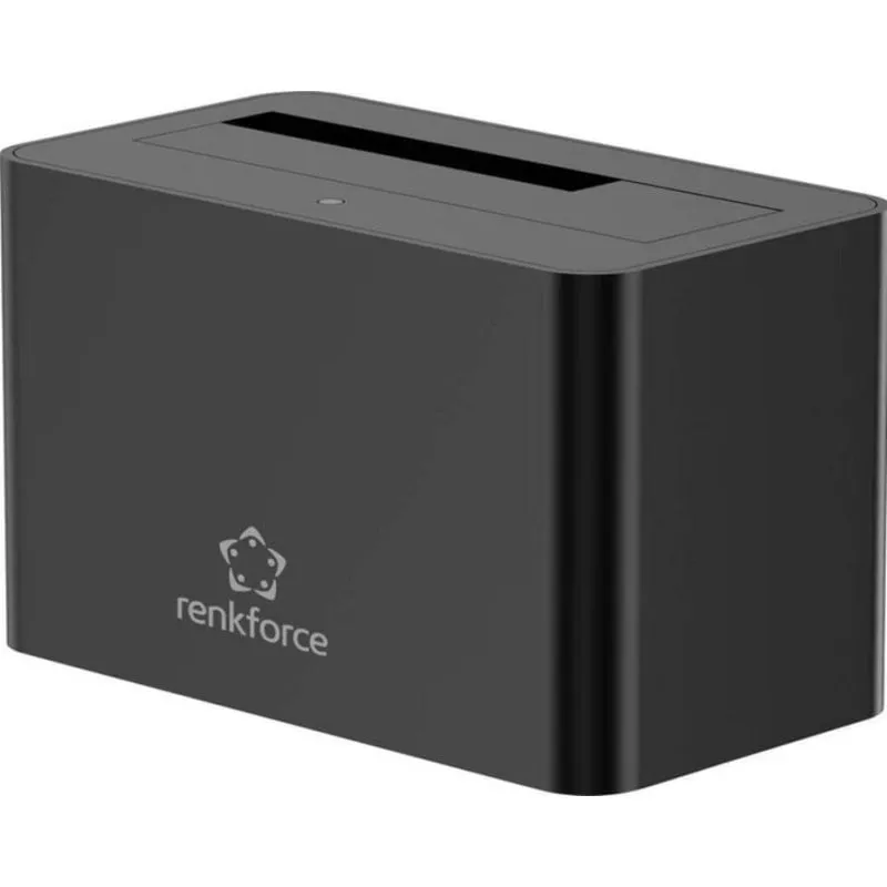 Docking Station Renkforce RF-6874414 USB-A 3.0 5 Gbit/s 36W Nero - immagine 1
