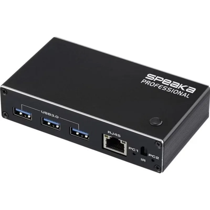 Interruttore KVM SpeaKa Professional HDMI 2.1 2x1 USB 3.0 IR - immagine 1