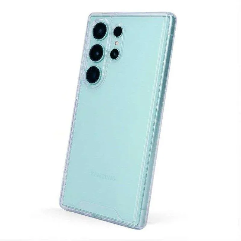 Custodia trasparente rinforzata Antiyellow TPU e policarbonato per Samsung Galaxy S26 Ultra - immagine 1