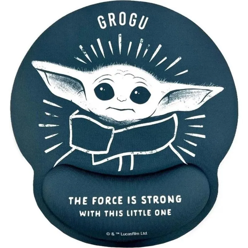 Tappetino per mouse ergonomico Wondee Grogu Yoda XXL Star Wars - immagine 1