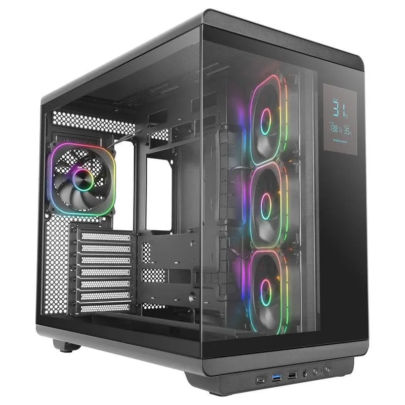Case ATX Mars Gaming MC-REVPRO LCD 4,3 ARGB - immagine 1