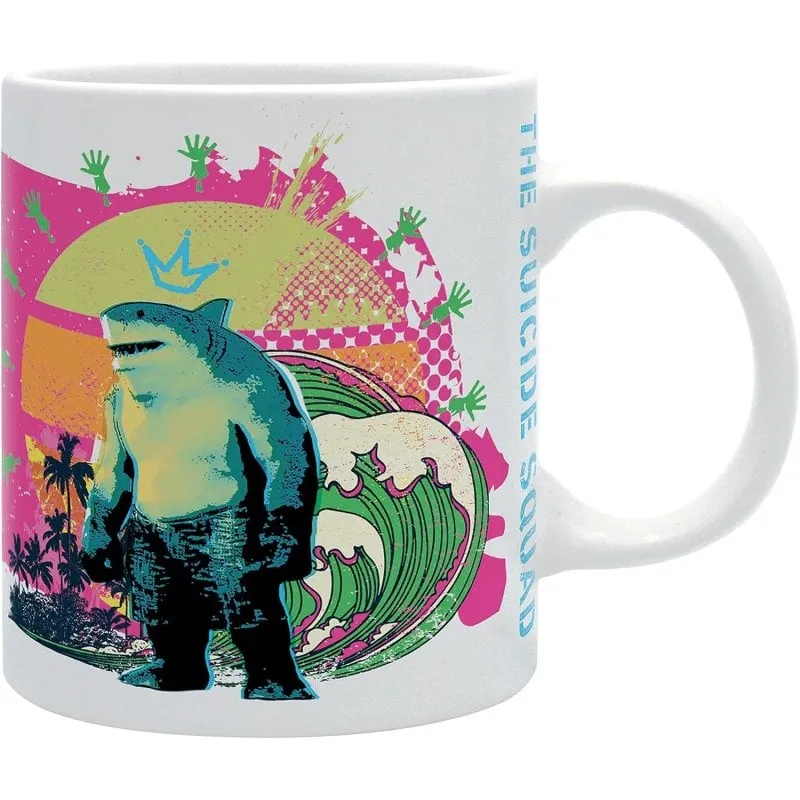 Tazza Abystyle King Shark Nom Nom DC Ceramica 320 ml Ufficiale - immagine 1