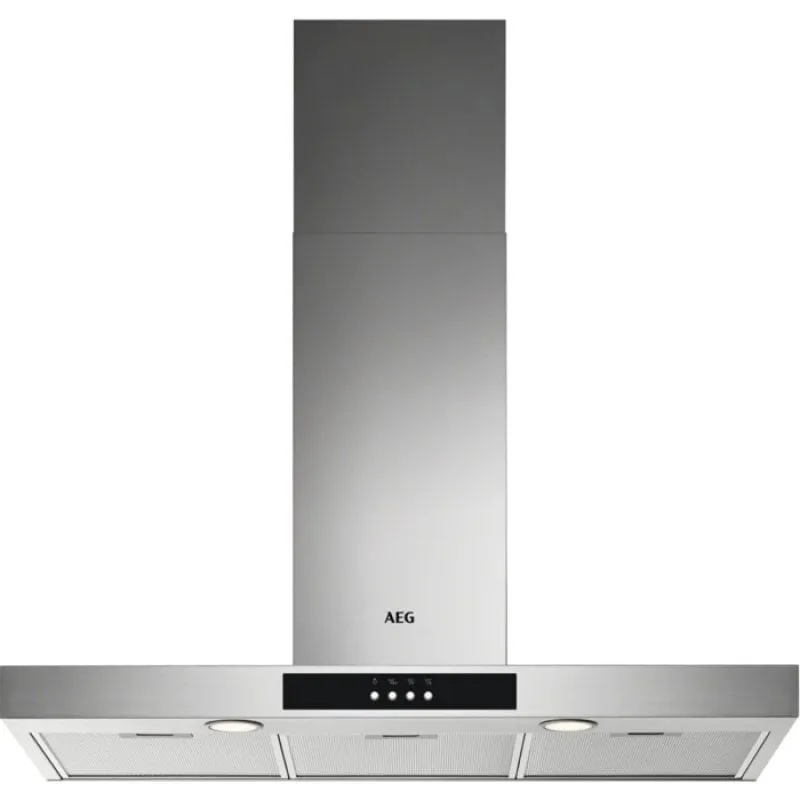 Cappa decorativa AEG DBB3951M 90 cm C in acciaio inossidabile - immagine 1