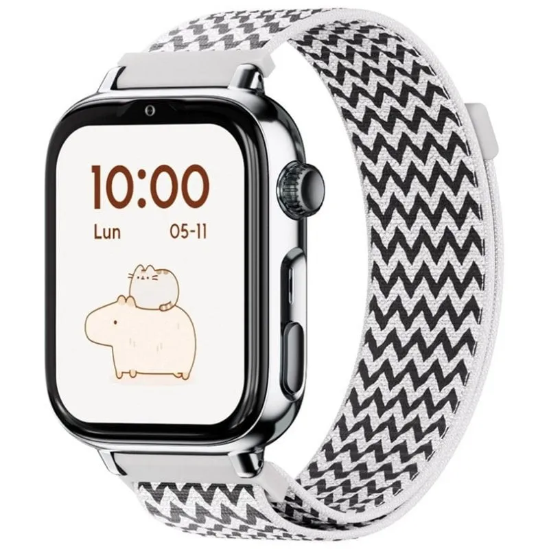 SaveFamily SaveWatch Plus 2 4G GPS 1,85" Argento Cinturino Zig Zag IP68 SOS - immagine 1