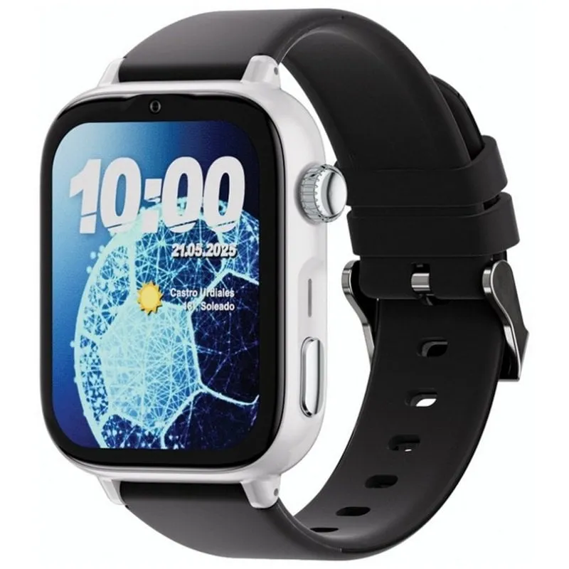 SaveFamily SaveWatch Plus 2 4G GPS 1,85'' Bianco Cinturino Nero IP68 SOS - immagine 1