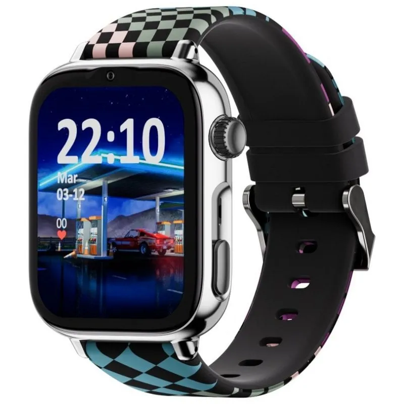 SaveFamily SaveWatch Plus 2 4G GPS 1,85" Argento Cinturino Loop IP68 SOS - immagine 1