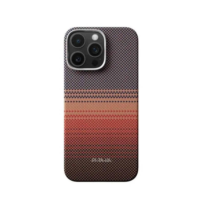 Funda para móvil PITAKA PitaTap Ultra Fina Fibra de Aramida Sunset per iPhone 16 Pro Max - immagine 1