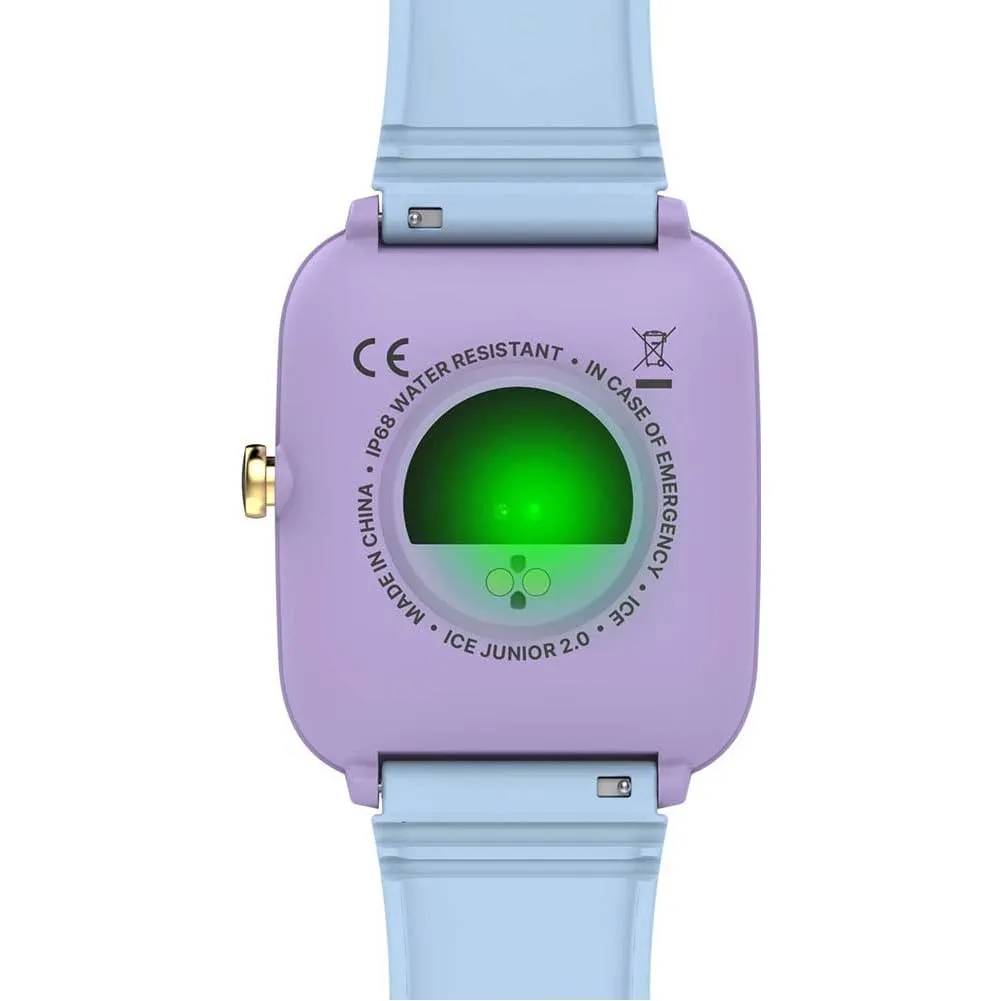ICE-WATCH - ICE smart junior 2.0 Purple Soft blue - Orologio connesso da bambino viola con cinturino in silicone blu - 022801 (1,75 inch) - immagine 7