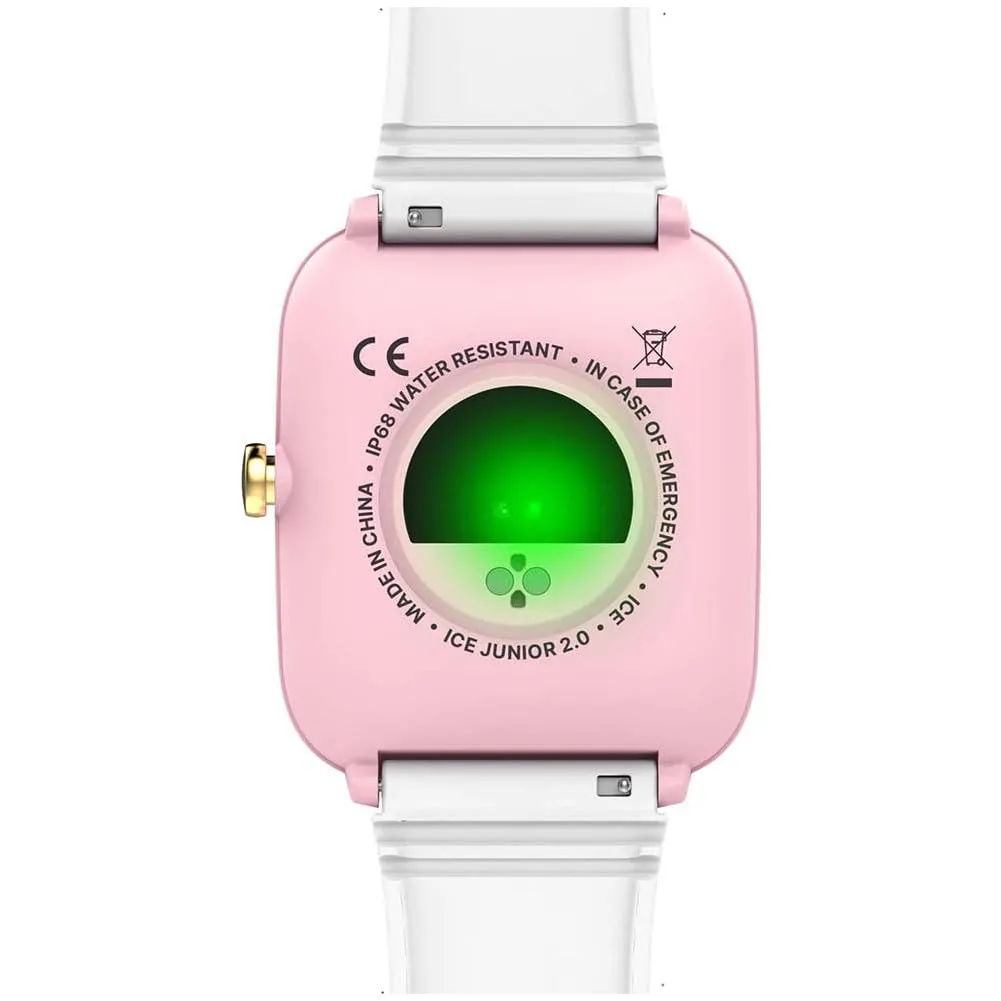 ICE-WATCH - ICE smart junior 2.0 Pink White - Orologio connesso da bambino rosa con cinturino in silicone bianco - 022797 (1,75 inch) - immagine 7